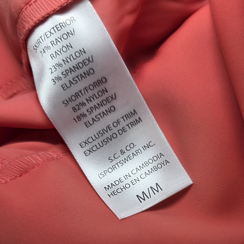 S.C. & CO Elegant Pink Mini Skort for Women - Picture 7 of 7